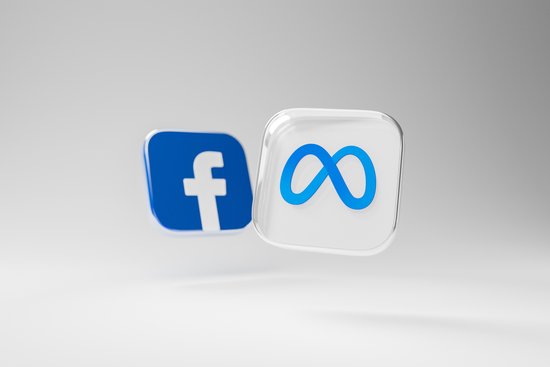 Logos von Facebook und Meta