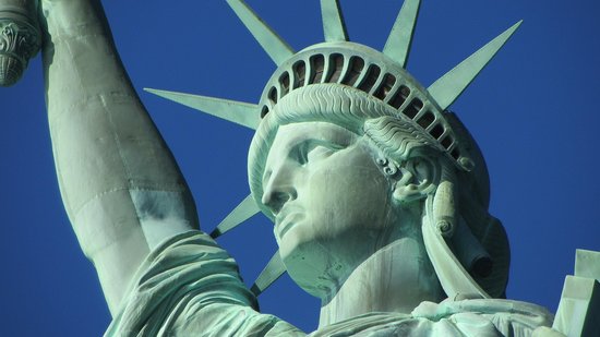 Bild vom Kopf der Freiheitsstatue