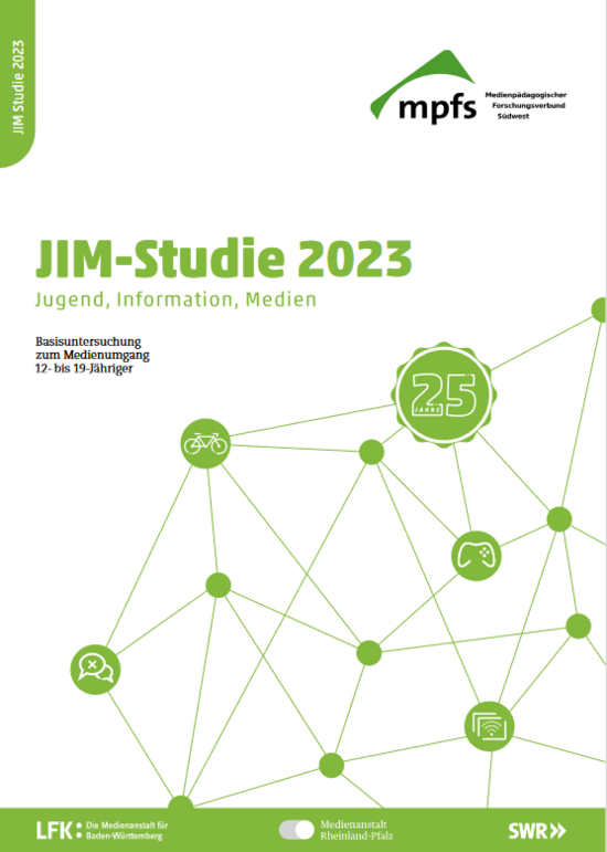 Titelseite der Jugen,Infomation, Medien-Studie 2023